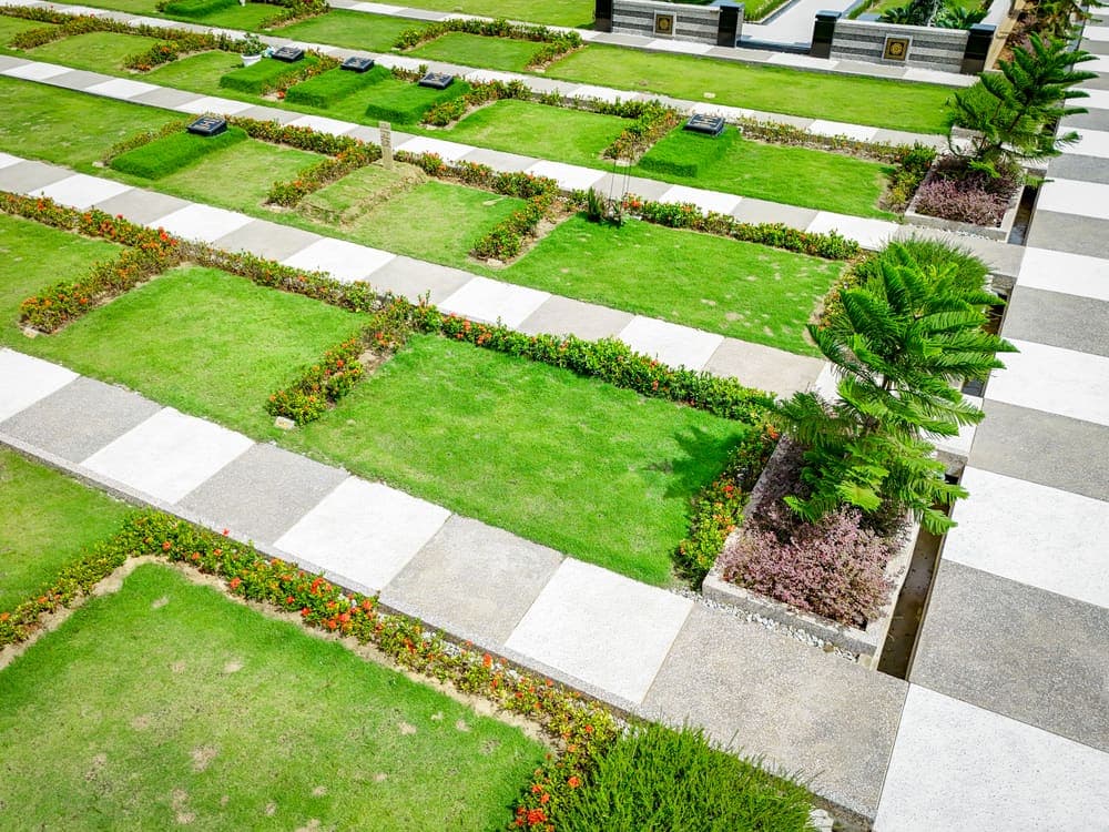 Foto udara kavling tipe Double Varian di Makam Al Azhar Memorial Garden