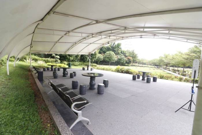 Aula serbaguna outdoor Al Azhar Memorial Garden